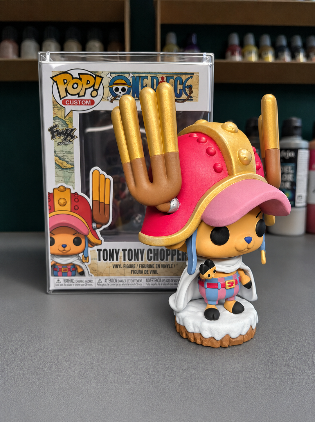 Tony Tony Chopper Elbaf Custom Figure – One piece Anime Collectible custom pop