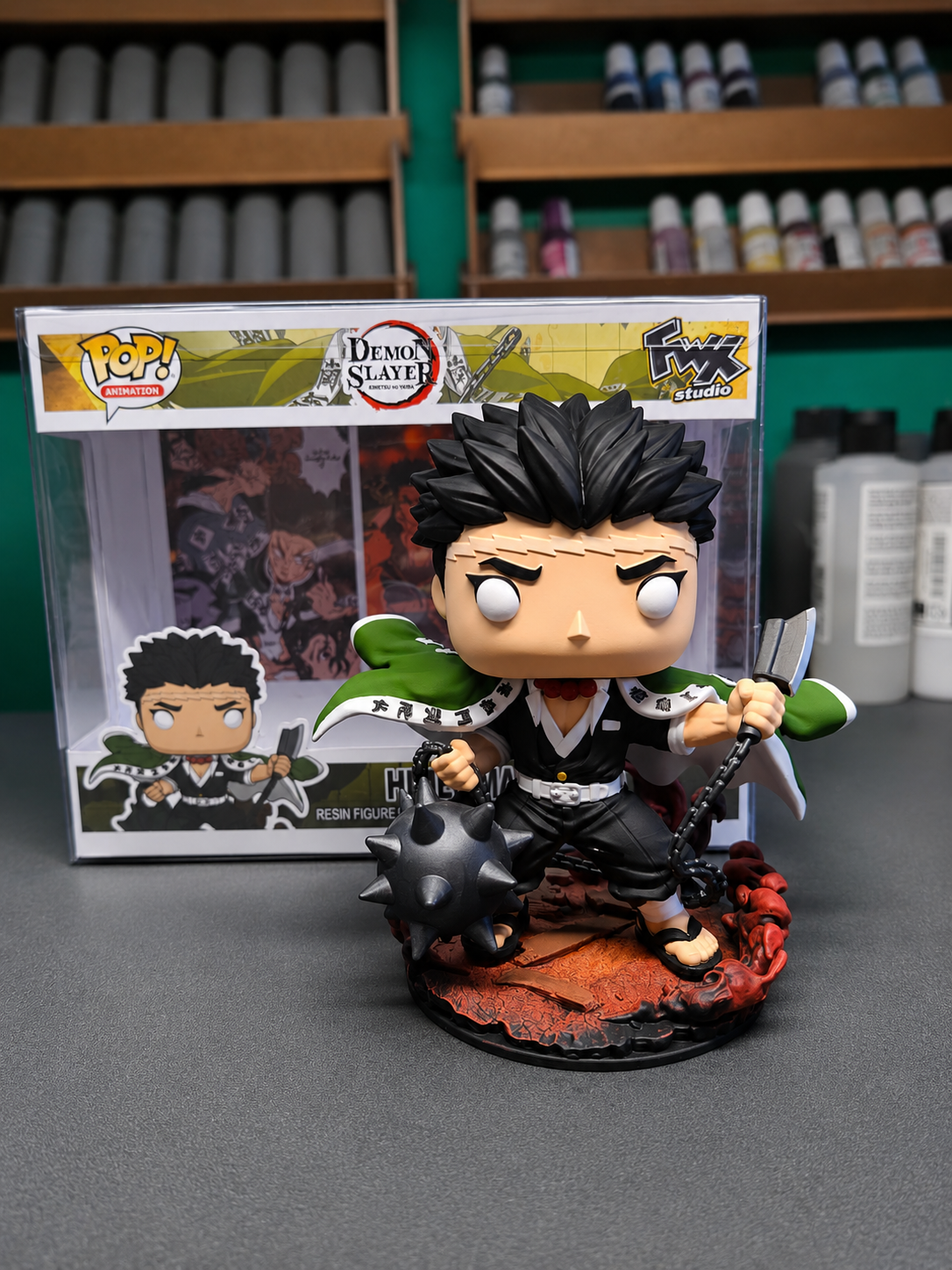 Himejima Gyomei Custom Figure – Demon slayer Anime Collectible custom pop