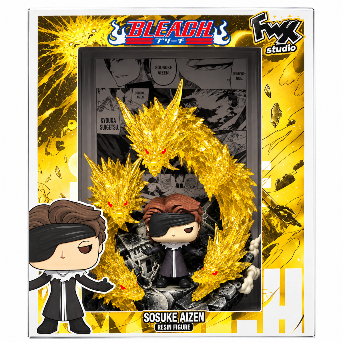 Sosuke Aizen V2 bleach tywb custom resin figure