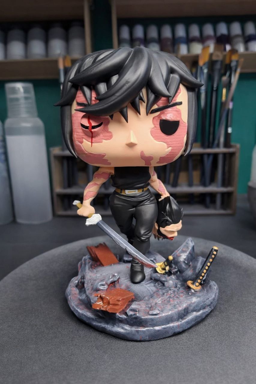 Custom Maki Zenin Jujutsu Kaisen Funko Pop Figure – Handmade Anime Collectible