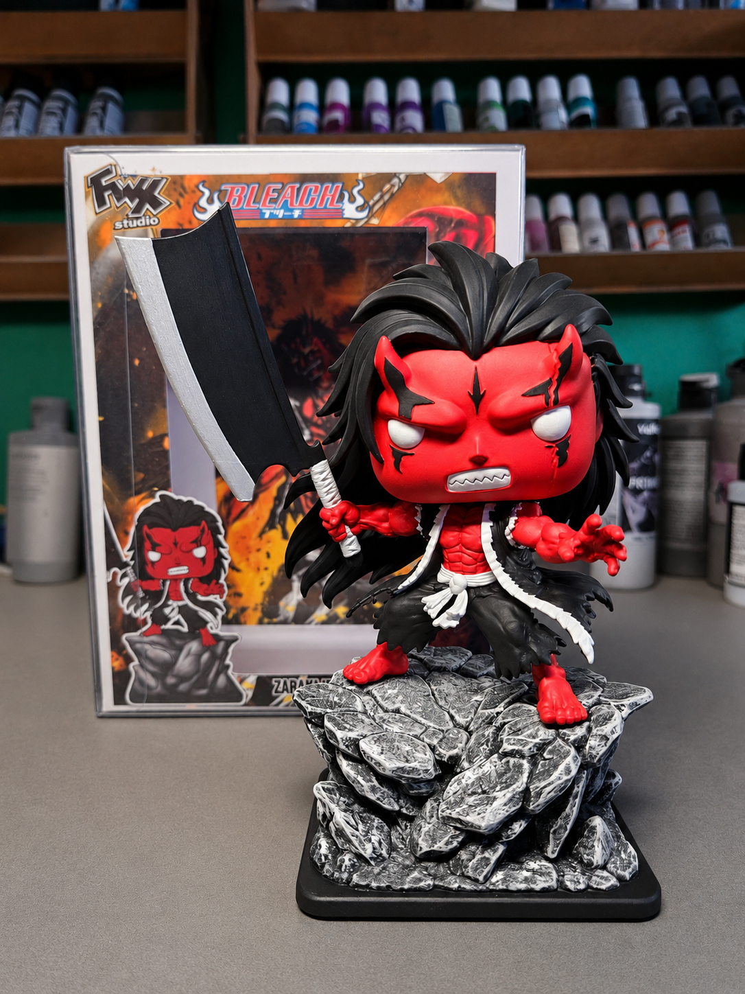Zaraki Kenpachi Bankai Bleach Anime custom figure collectible