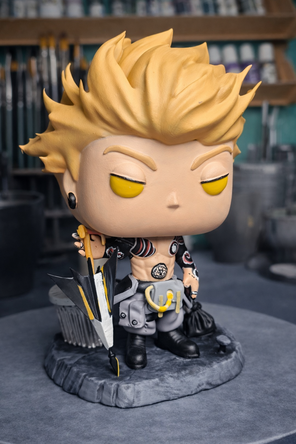 Enjin Custom Figure - Gachiakuta Anime Collectible custom pop