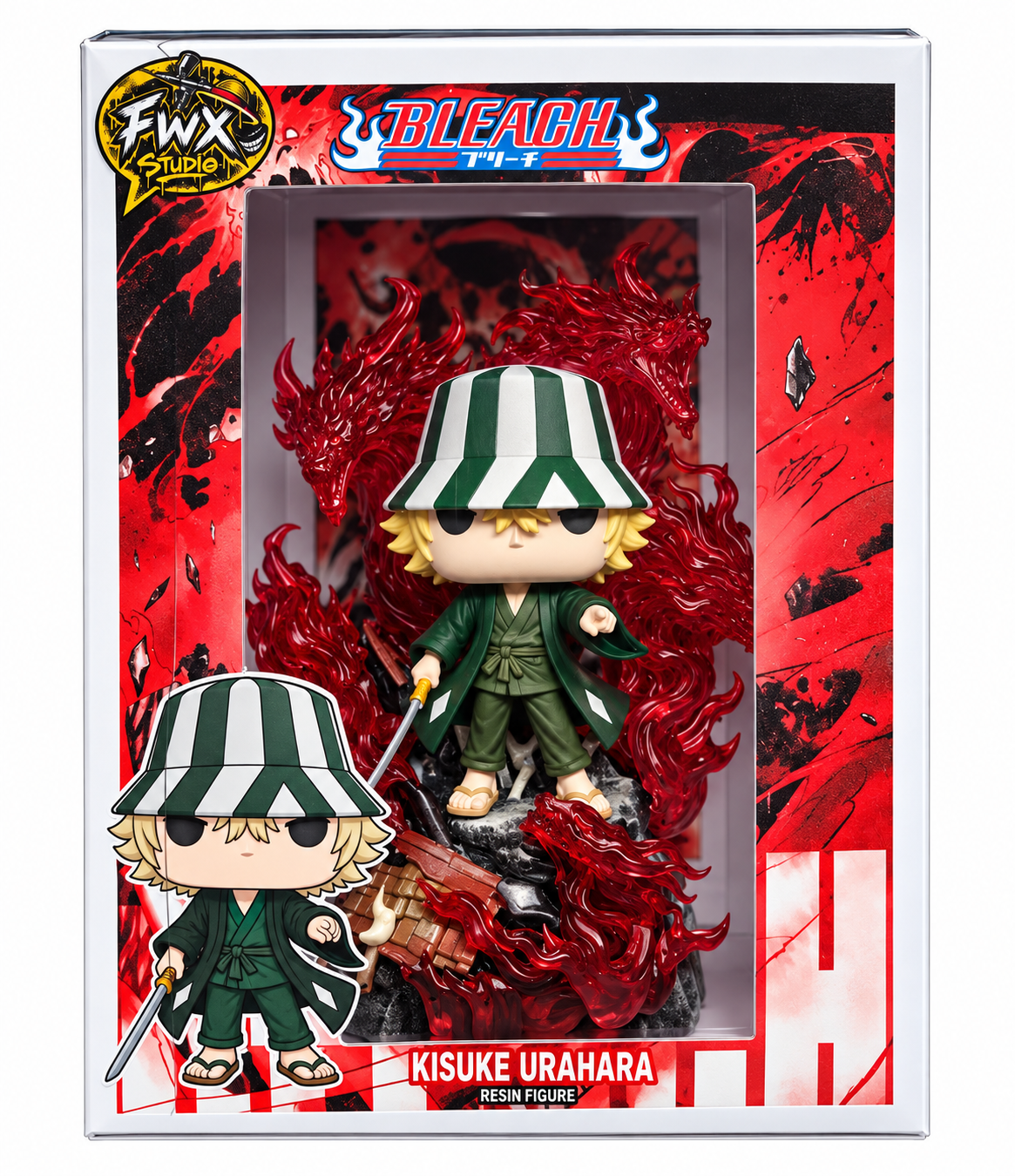 Urahara Kisuke Hado 99 Bleach custom resin figure collectible