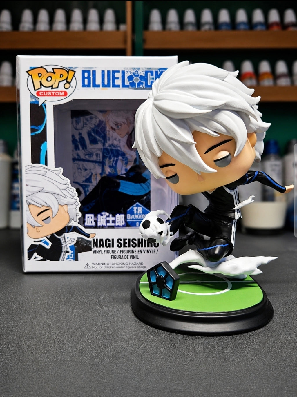 Custom Nagi Seshiro Blue Lock Funko Pop Figure – Handmade Anime Collectible