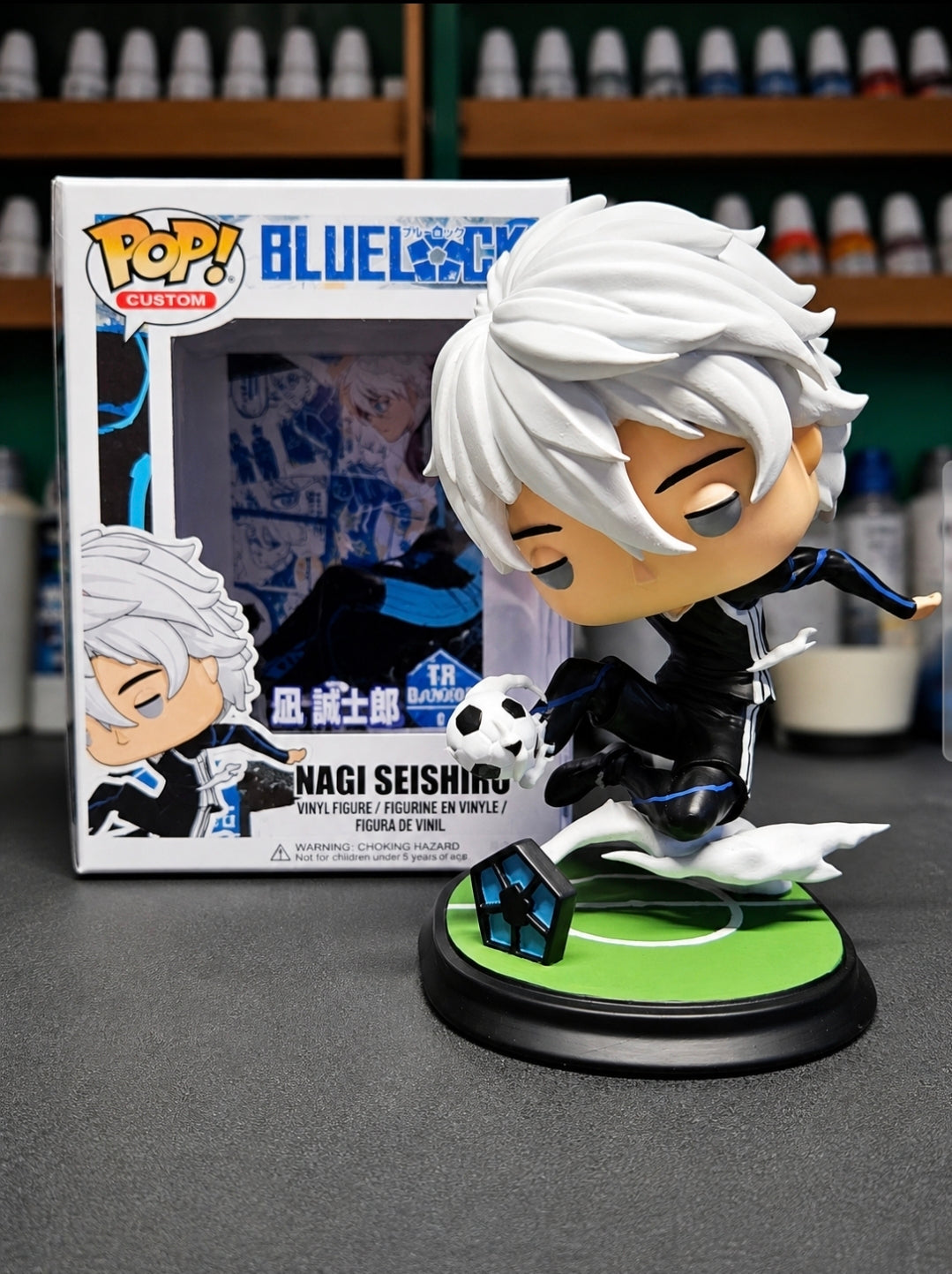 Custom Nagi Seshiro Blue Lock Funko Pop Figure – Handmade Anime Collectible