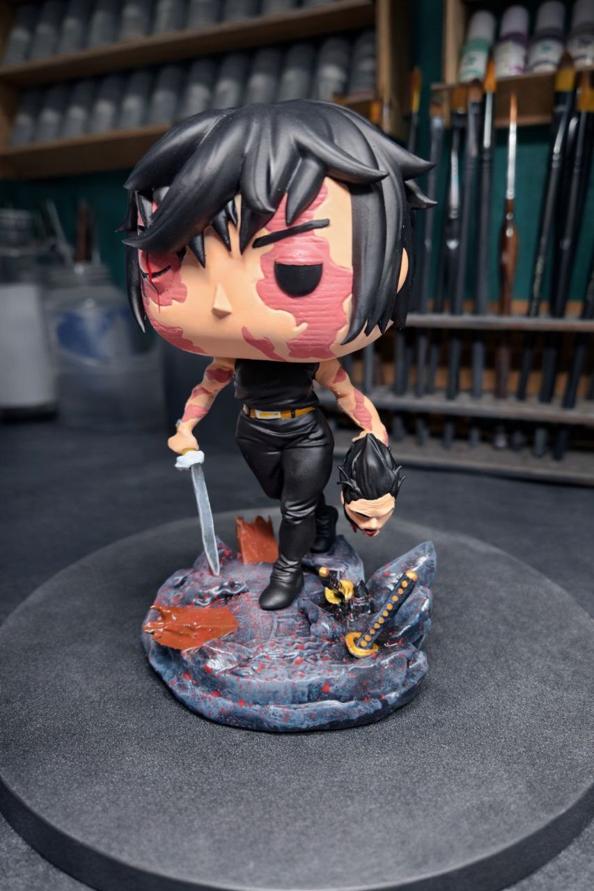 Custom Maki Zenin Jujutsu Kaisen Funko Pop Figure – Handmade Anime Collectible