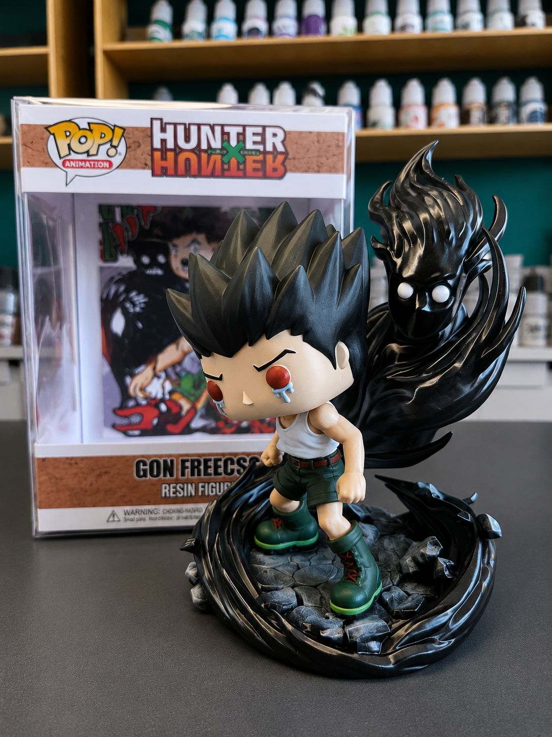Gon Freecss – Custom Resin Figure funko pop | Handmade Collectible