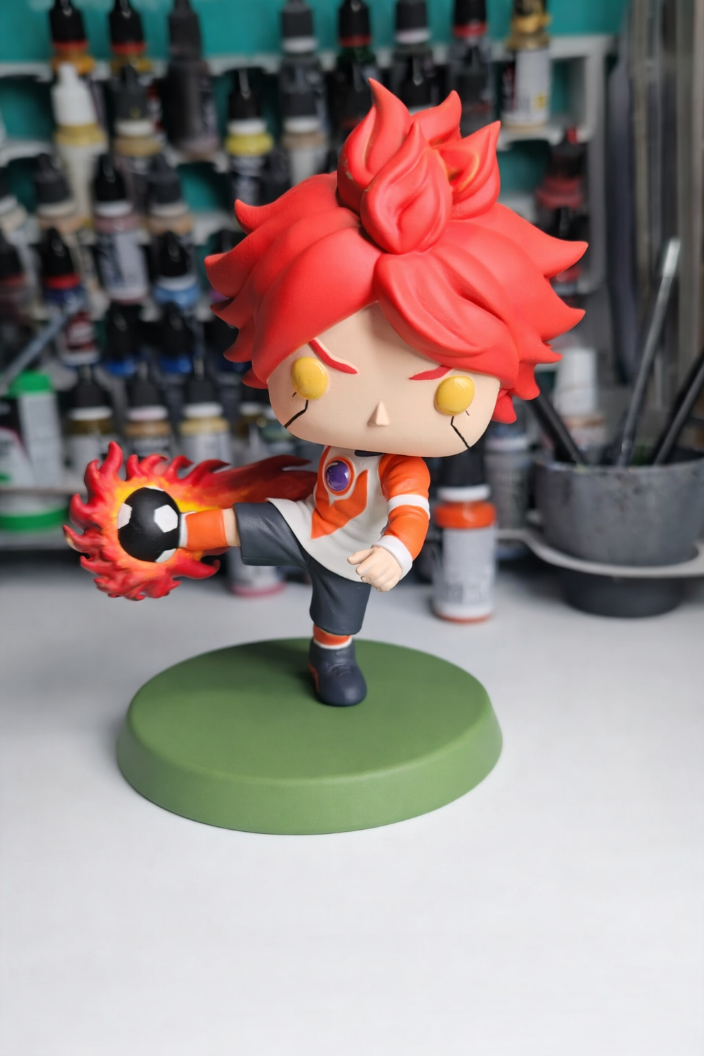 Claude Beacons inazuma eleven custom funko pop torch burn