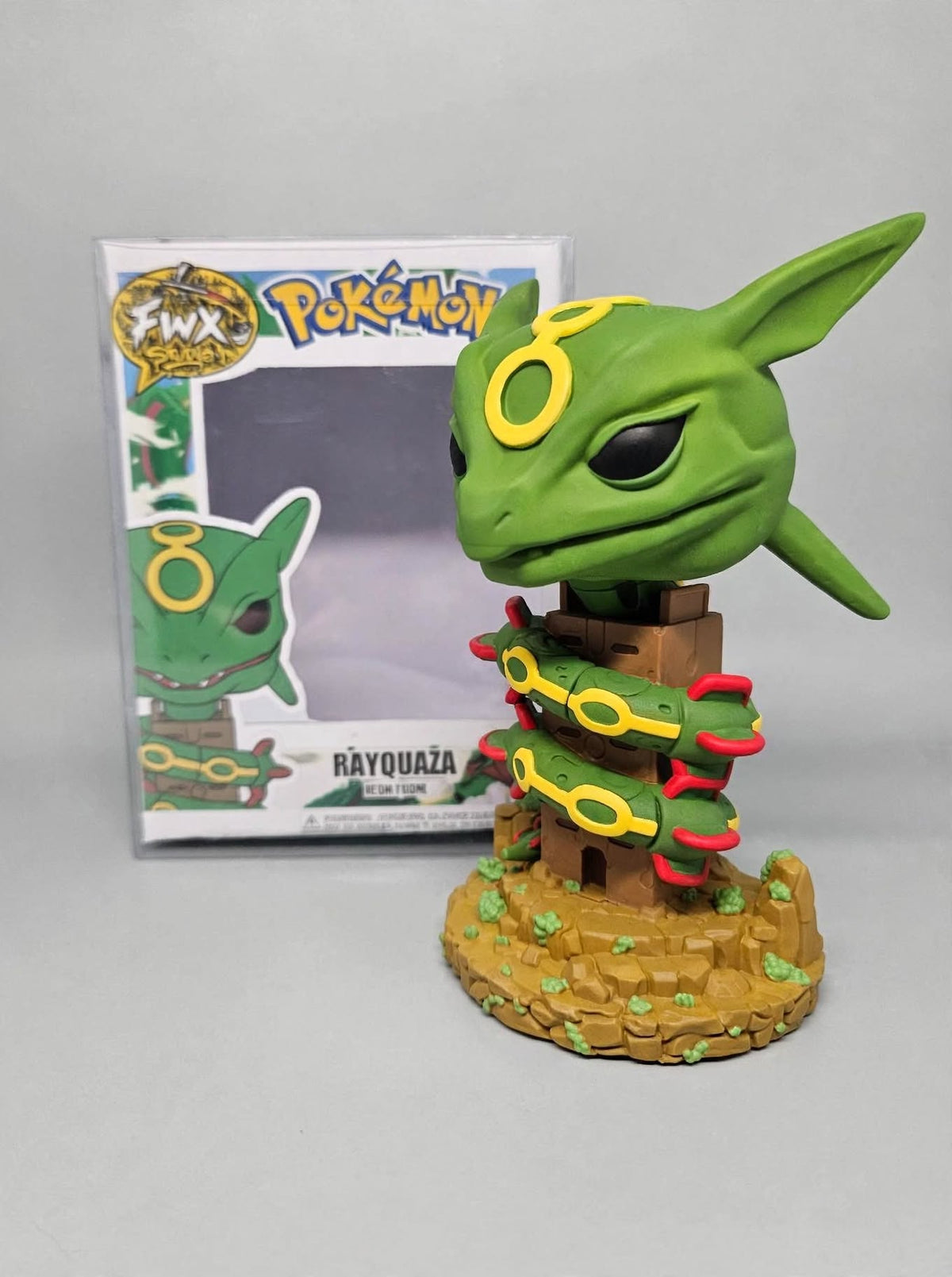 Rayquaza Pokemon custom anime figure collectible