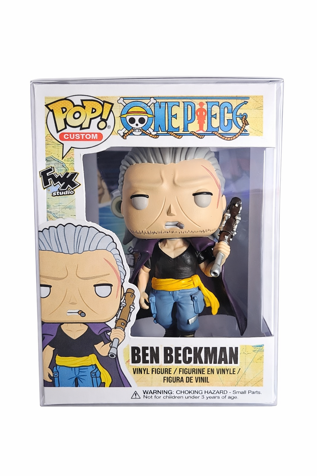 Ben Beckman Custom Figure - One piece Anime Collectible