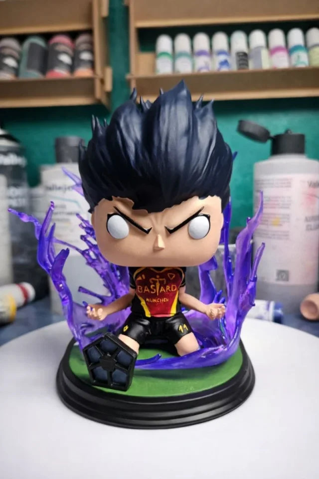 Isagi Yoichi Custom Figure - Blue Lock Anime Collectible custom pop