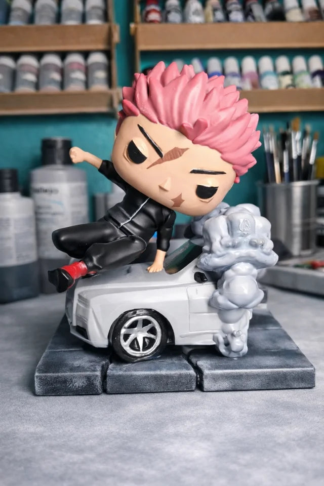 Itadori Yuiji Custom Figure - Jujutsu Kaisen Anime Collectible custom pop