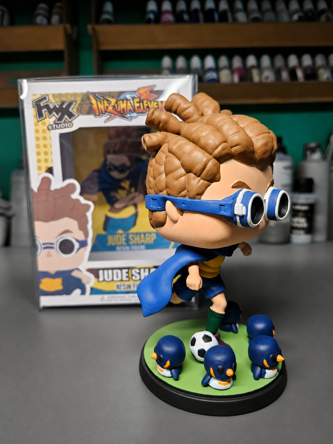 Jude Sharp Inazuma Eleven Handmade custom resin Anime Game figure