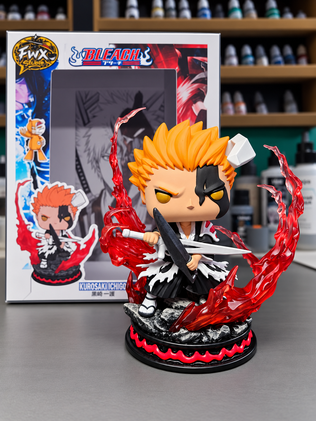 Kurosaki Ichigo horn of salvation bleach custom anime figure collectible
