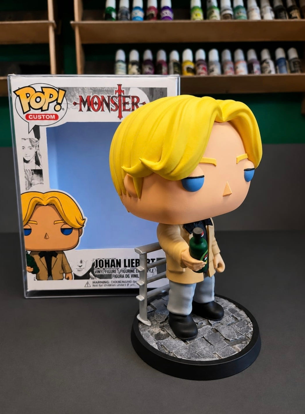 Johan Liebert Custom Pop Figure - Monster Anime Collectible custom pop