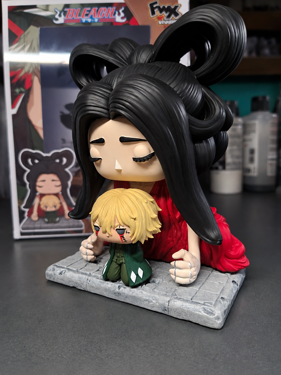 Urahara kisuke Bankai Bleach Custom anime resin figure collectible