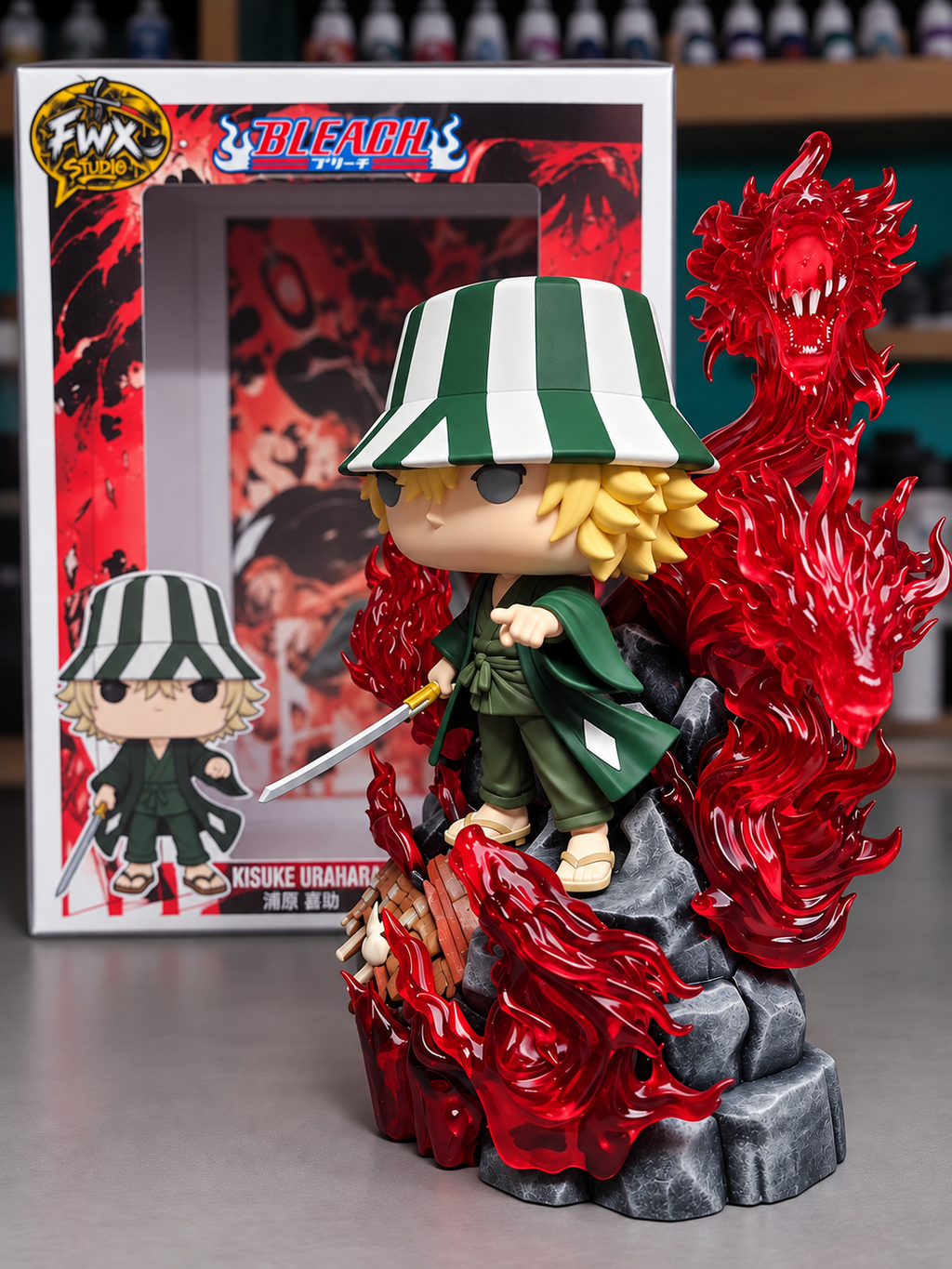 Urahara Kisuke Hado 99 Bleach custom resin figure collectible
