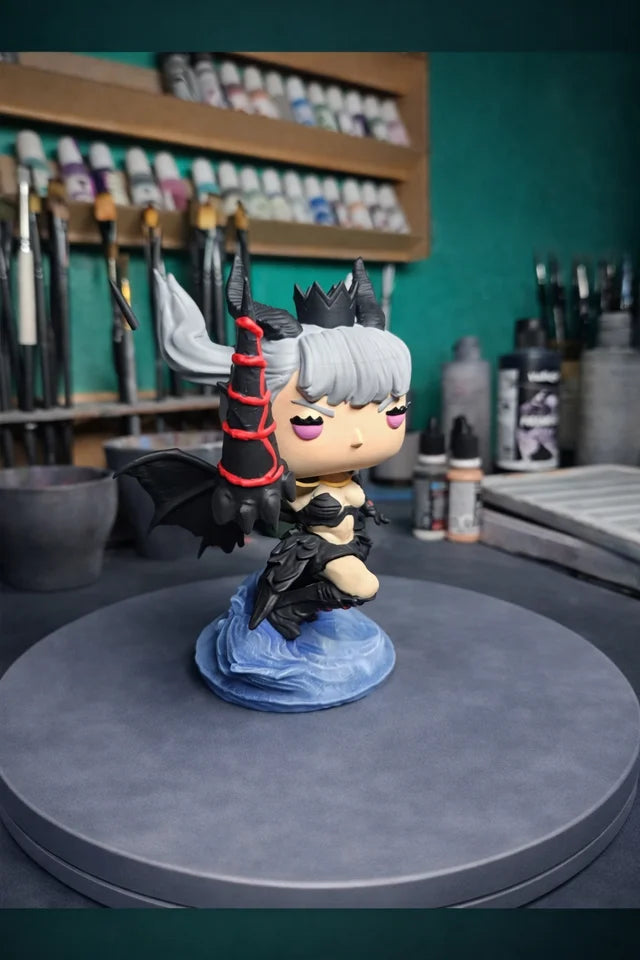 Custom Noelle Silva Black Clover Funko Pop Figure – Handmade Anime Collectible