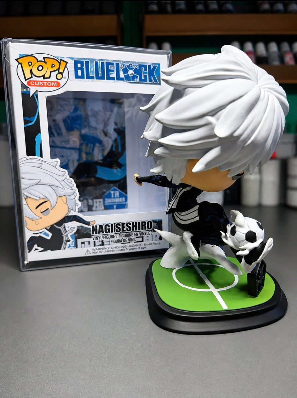 Custom Nagi Seshiro Blue Lock Funko Pop Figure – Handmade Anime Collectible