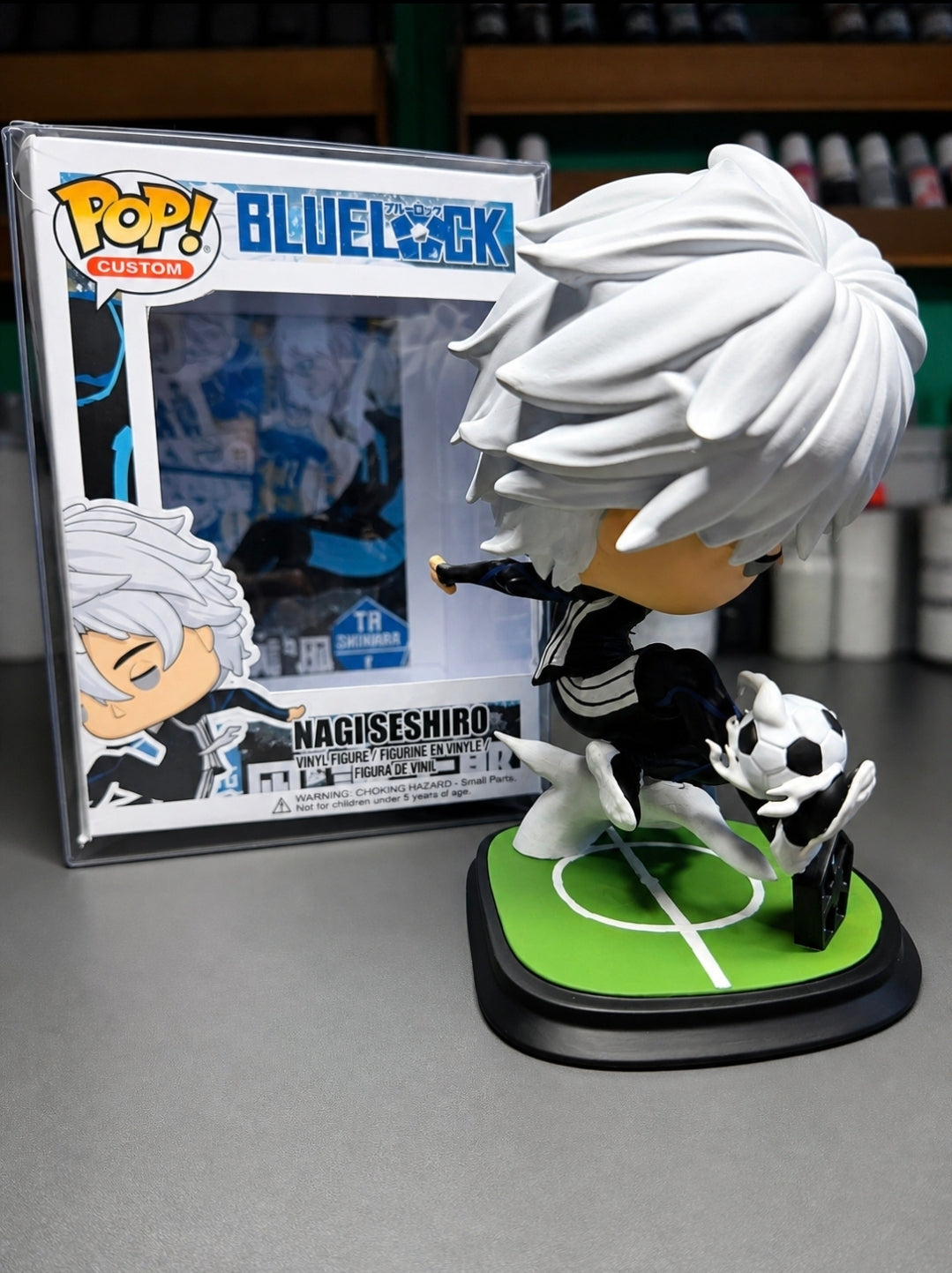 Custom Nagi Seshiro Blue Lock Funko Pop Figure – Handmade Anime Collectible