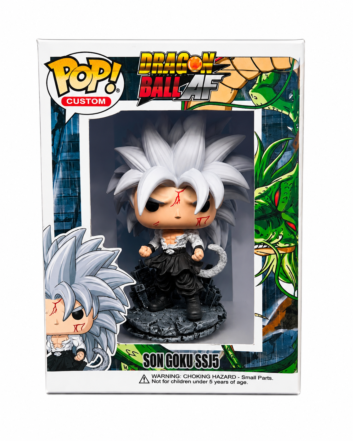 Son Goku SSJ5 Dragon Ball fan art Custom funko pop Anime Collectible