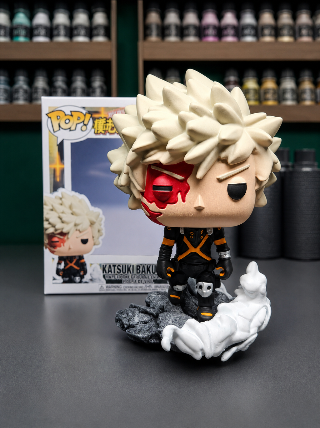 Custom Katsuki Bakugo My Hero Academia Funko Pop Figure – Handmade Anime Collectible