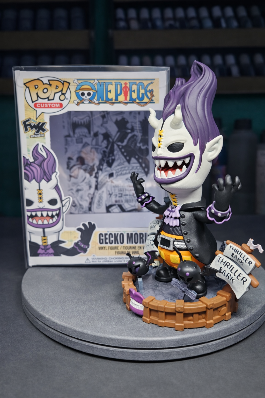 Gecko Moria Custom Figure - One piece Anime Collectible custom pop