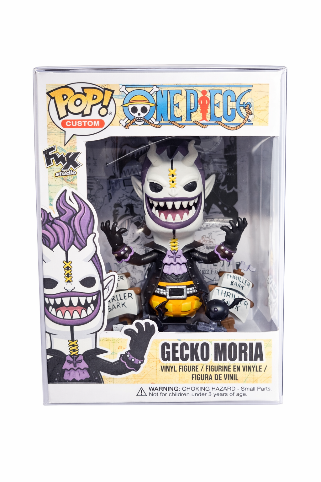 Gecko Moria Custom Figure - One piece Anime Collectible custom pop