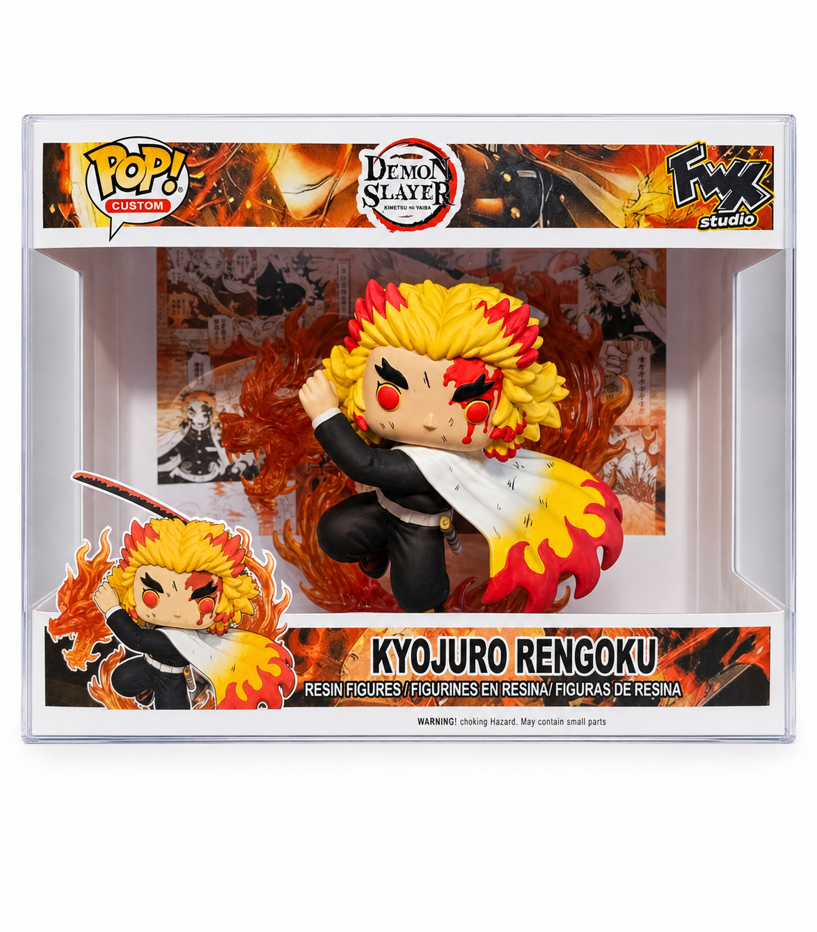 Kyojuro Rengoku Custom Figure – Demon slayer Anime Collectible