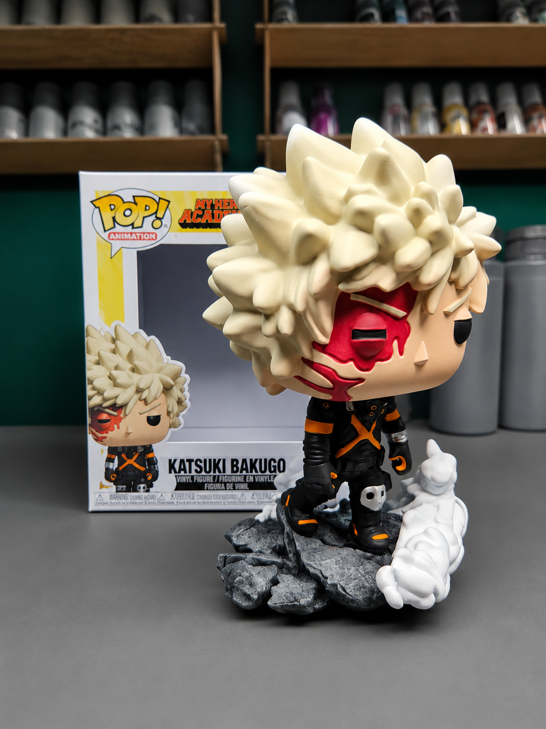 Custom Katsuki Bakugo My Hero Academia Funko Pop Figure – Handmade Anime Collectible
