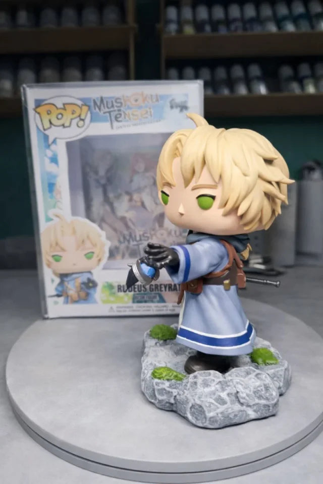 Custom Rudeus Greyrat Mushoku Tensei Funko Pop Figure – Handmade Anime Collectible