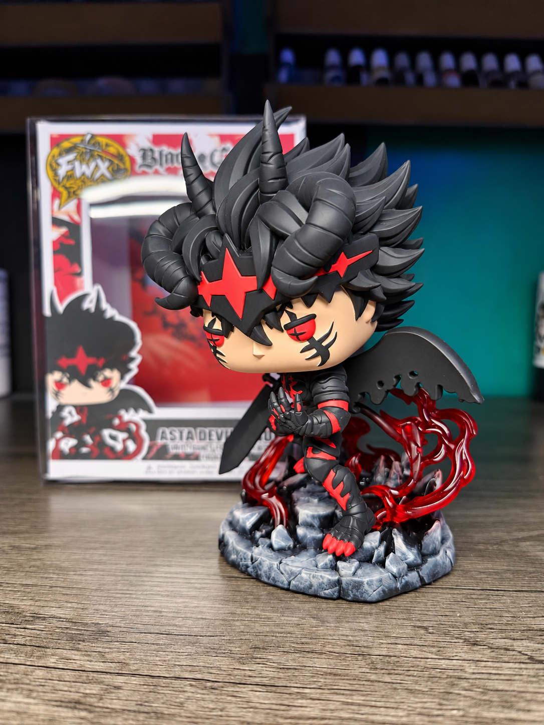 Asta Black Custom Figure - Black Clover Collectible custom pop