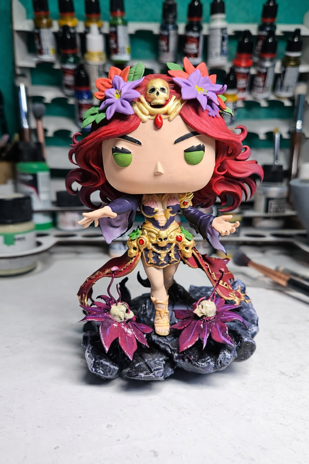 Custom Persephone Smite 2 Funko Pop Figure – Handmade Anime Collectible