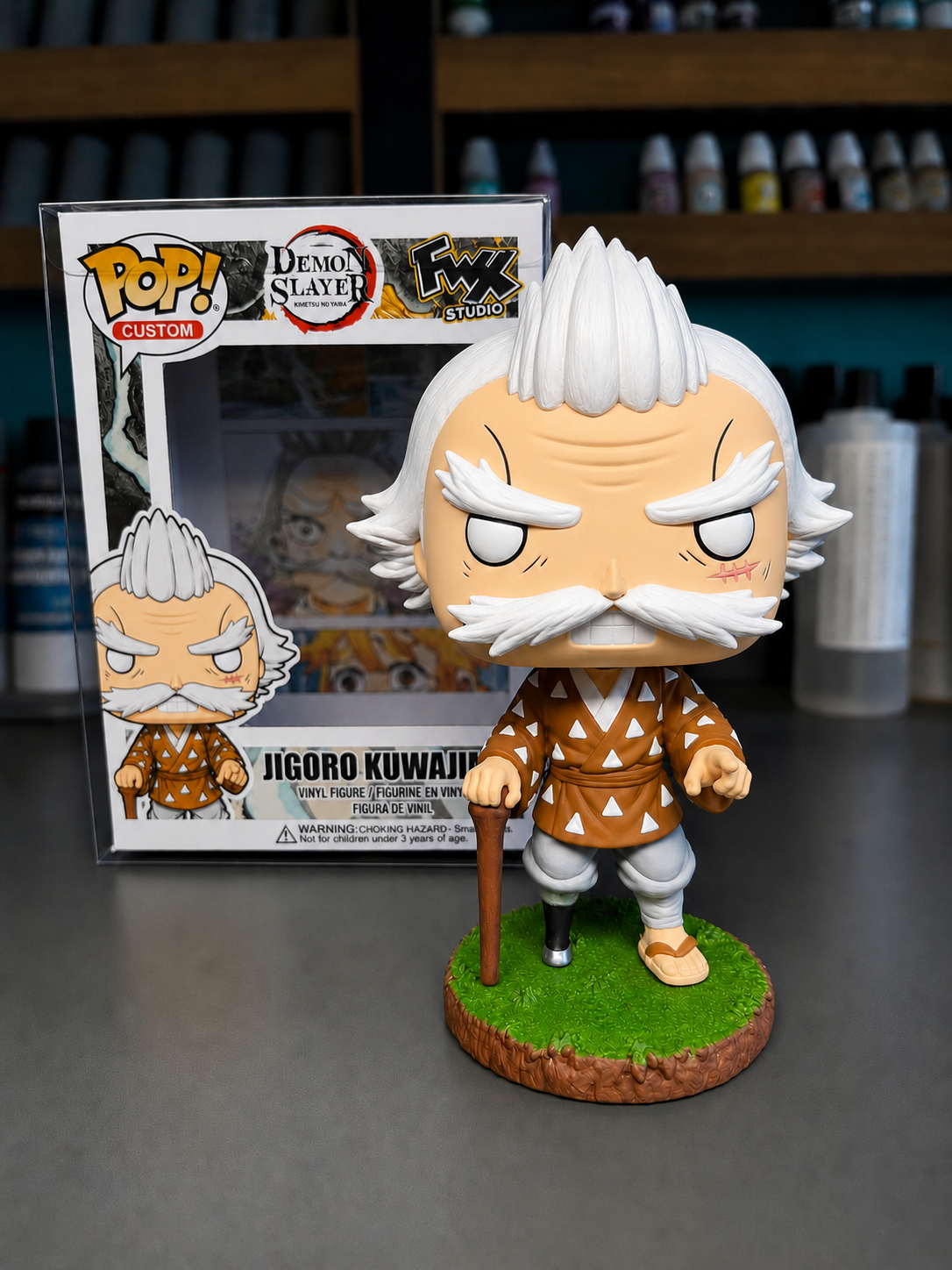 Jigoro Kuwajima Custom Figure – Demon slayer Anime Collectible custom pop