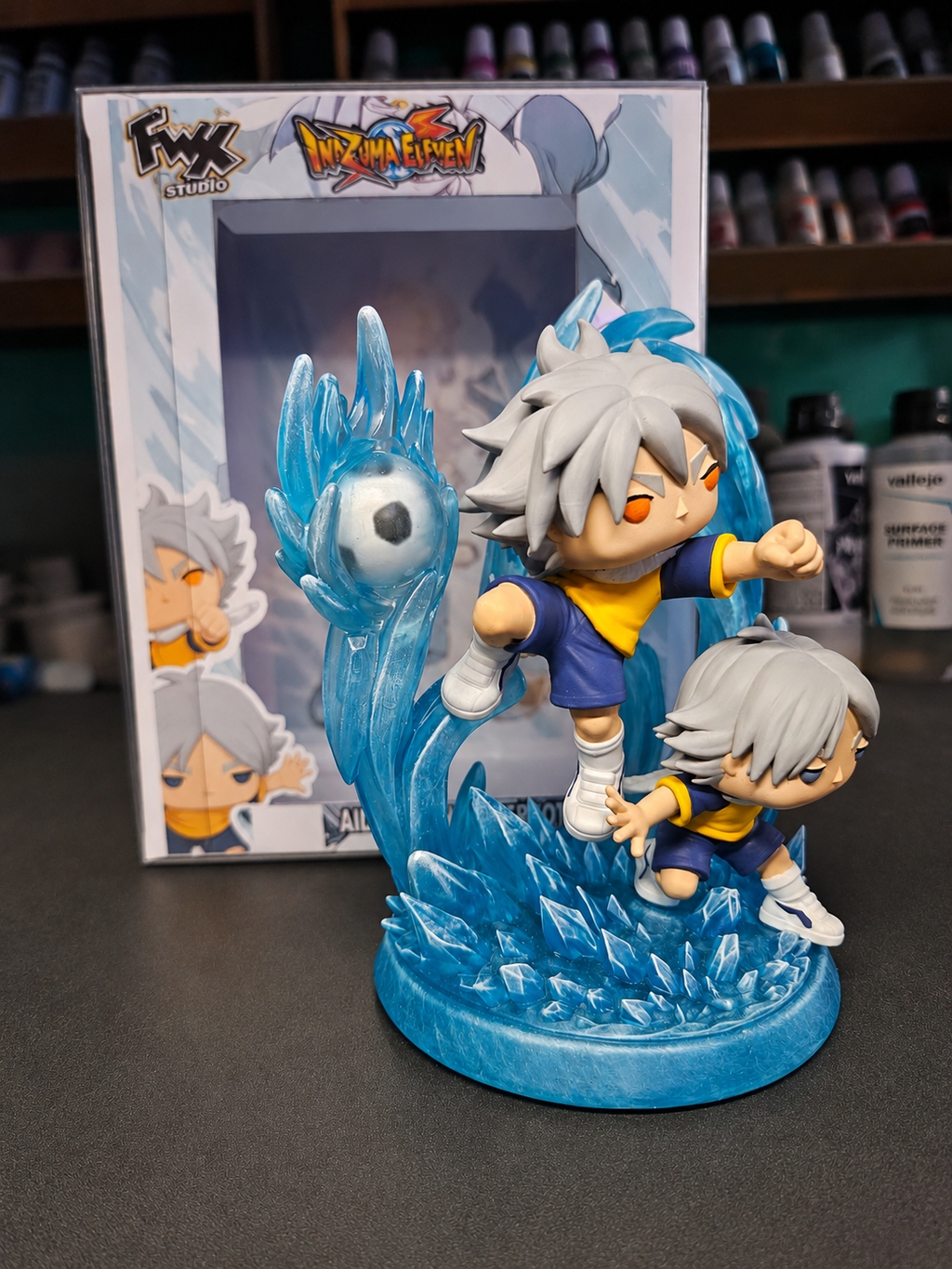 Aiden & Shawn froste Inazuma Eleven custom resin anime game figure