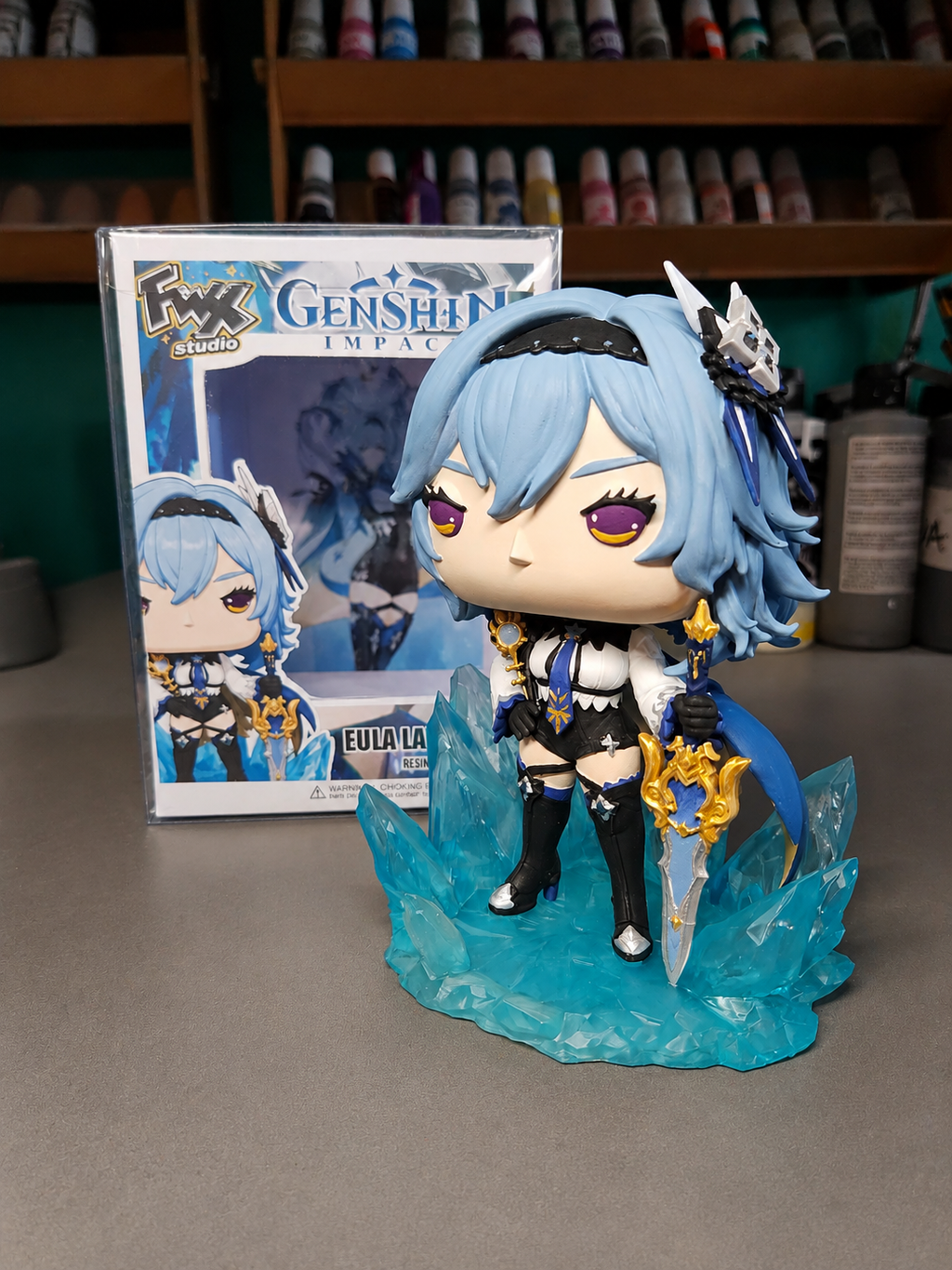 Eula Lawrence Genshin impact custom resin anime games figure
