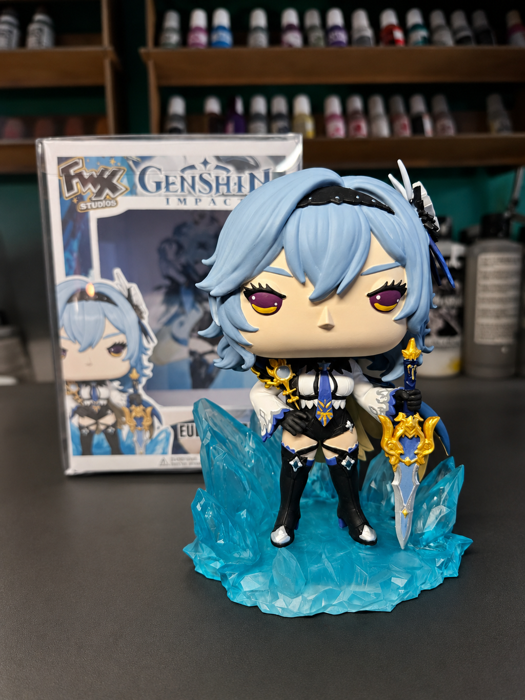 Eula Lawrence Genshin impact custom resin anime games figure
