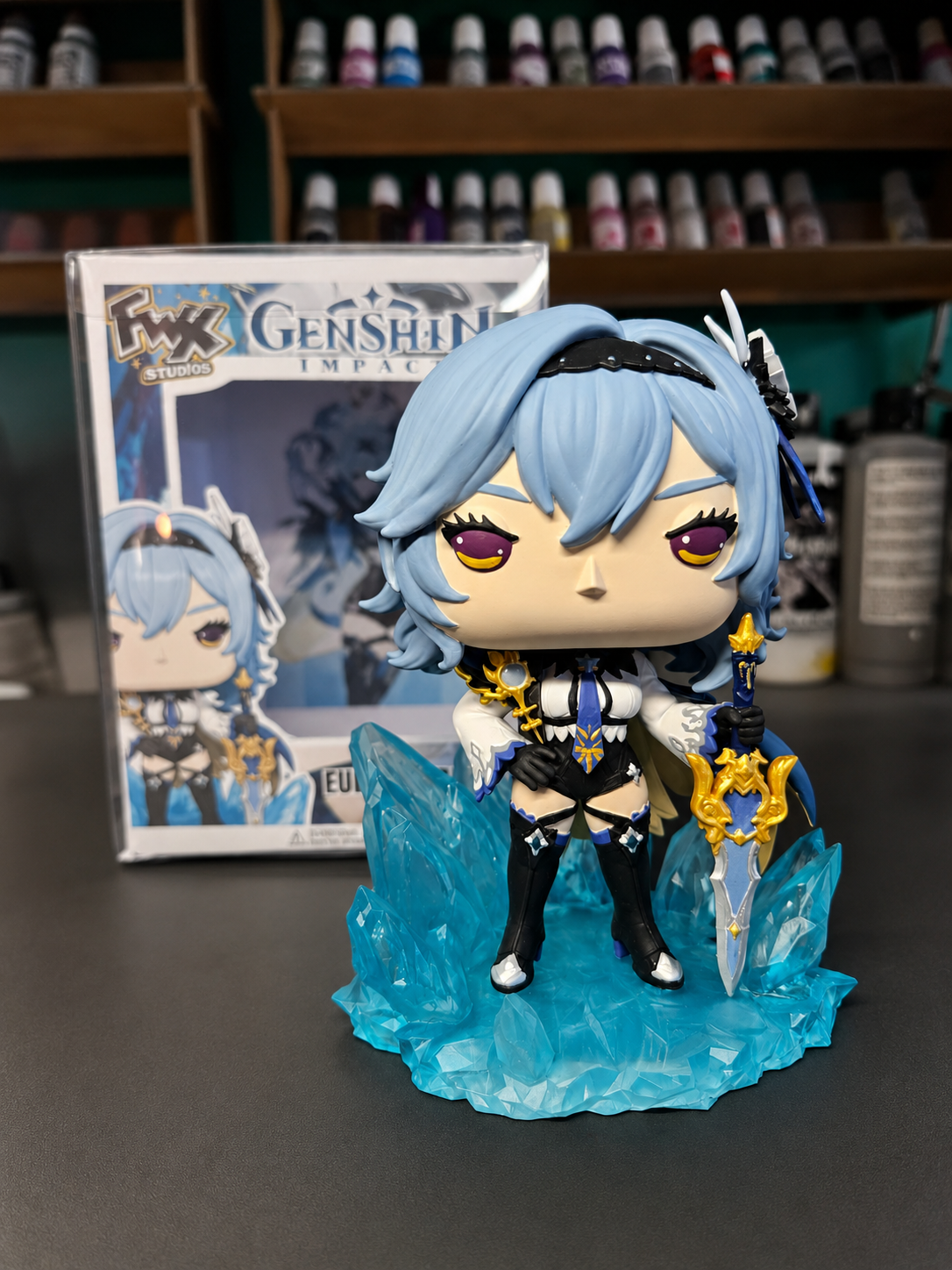 Eula Lawrence Genshin impact custom resin anime games figure