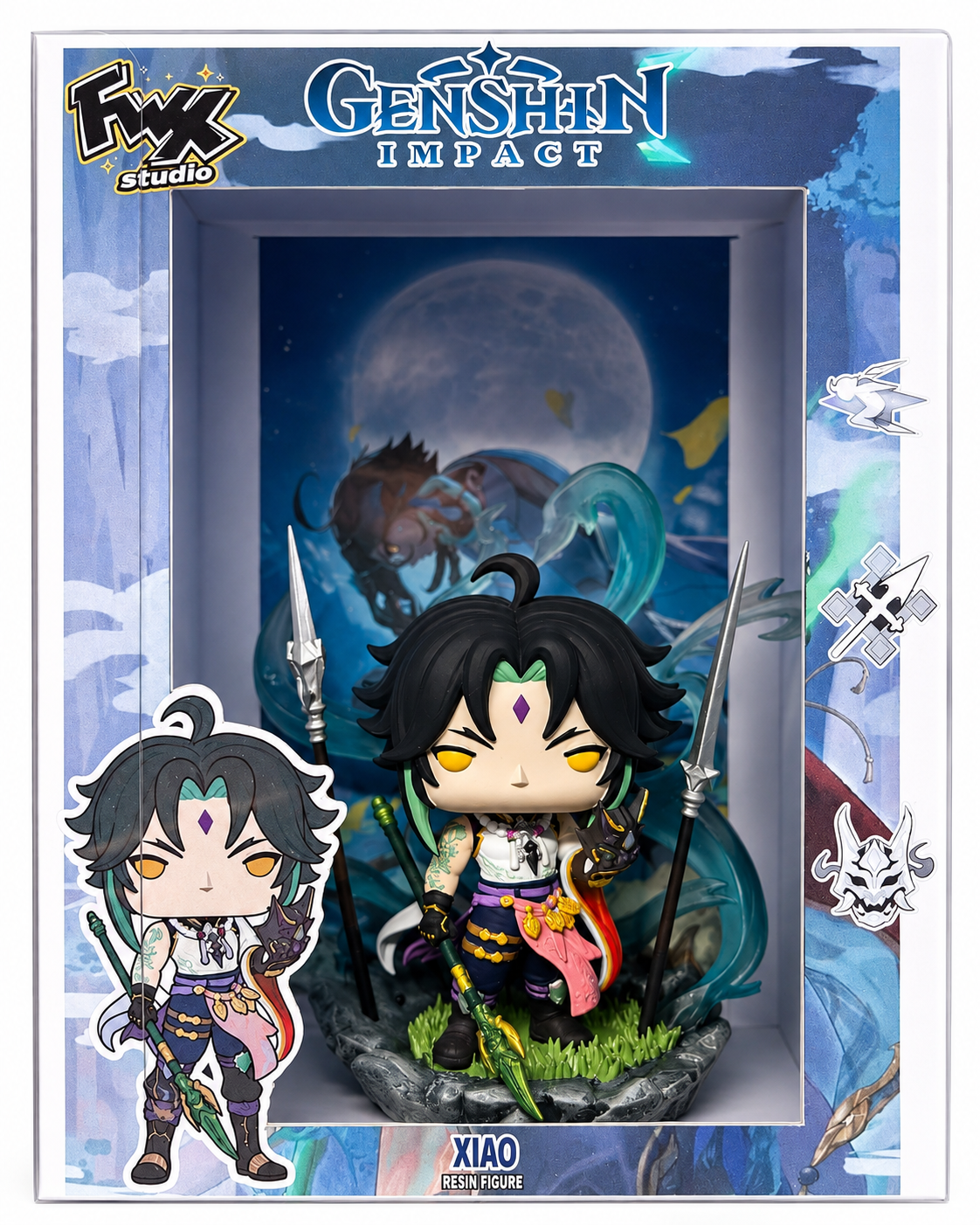 Xiao – Custom Collectible Figure | Genshin Impact Inspired