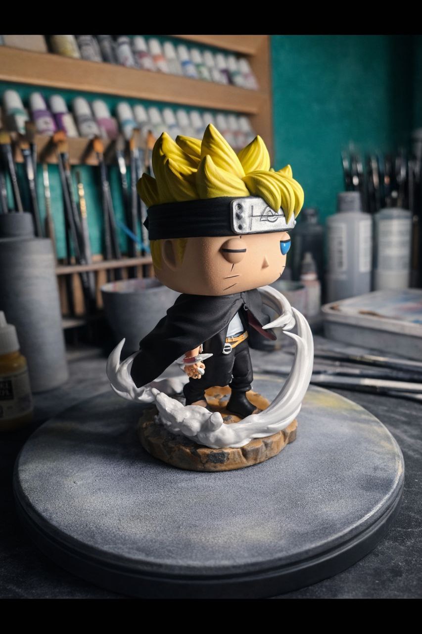 Boruto two blue vortex custom funko pop