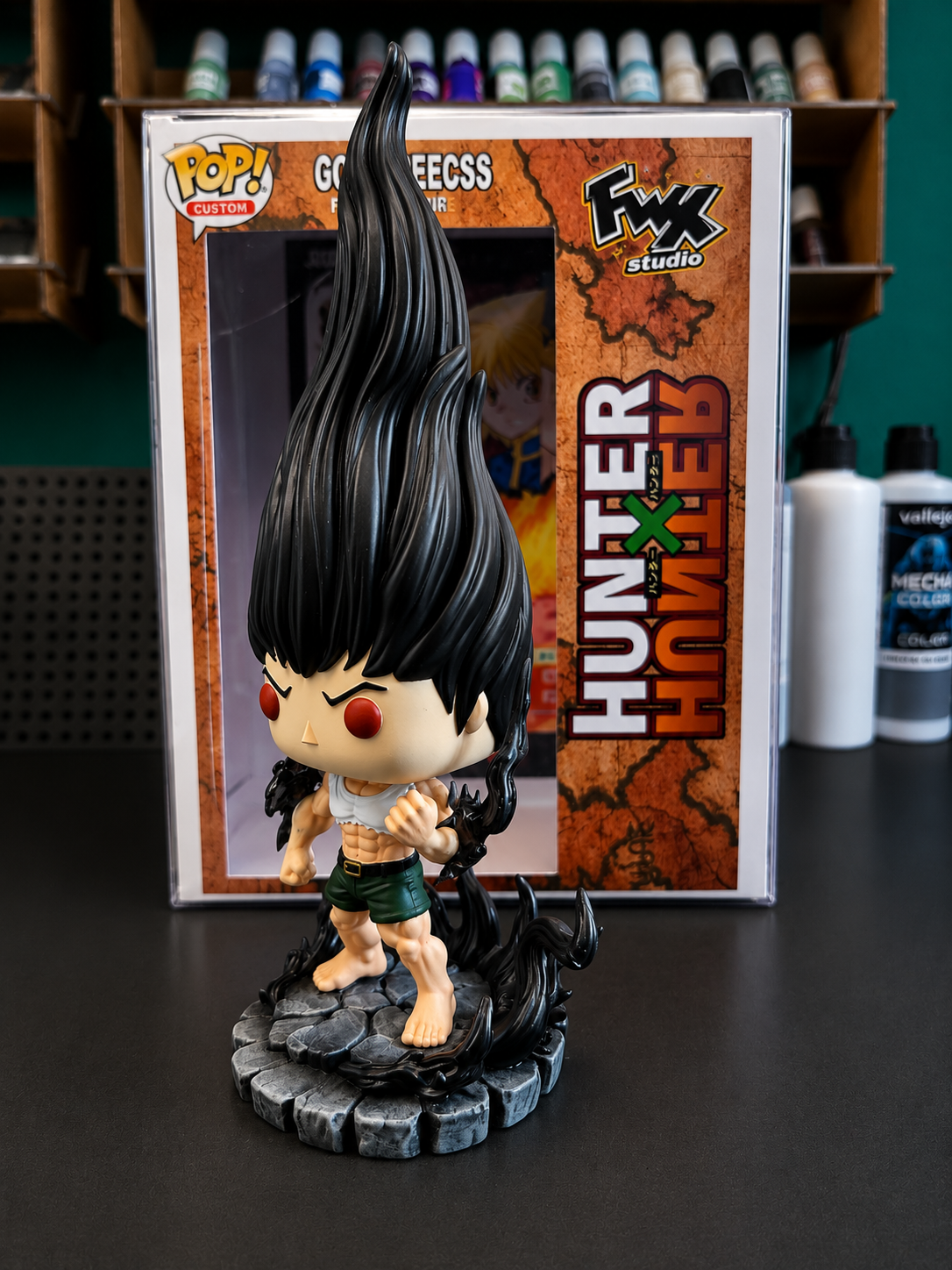Gon Freecss – Adult Transformation Custom Funko Pop Resin Figure | Hunter x Hunter | FWX Studio