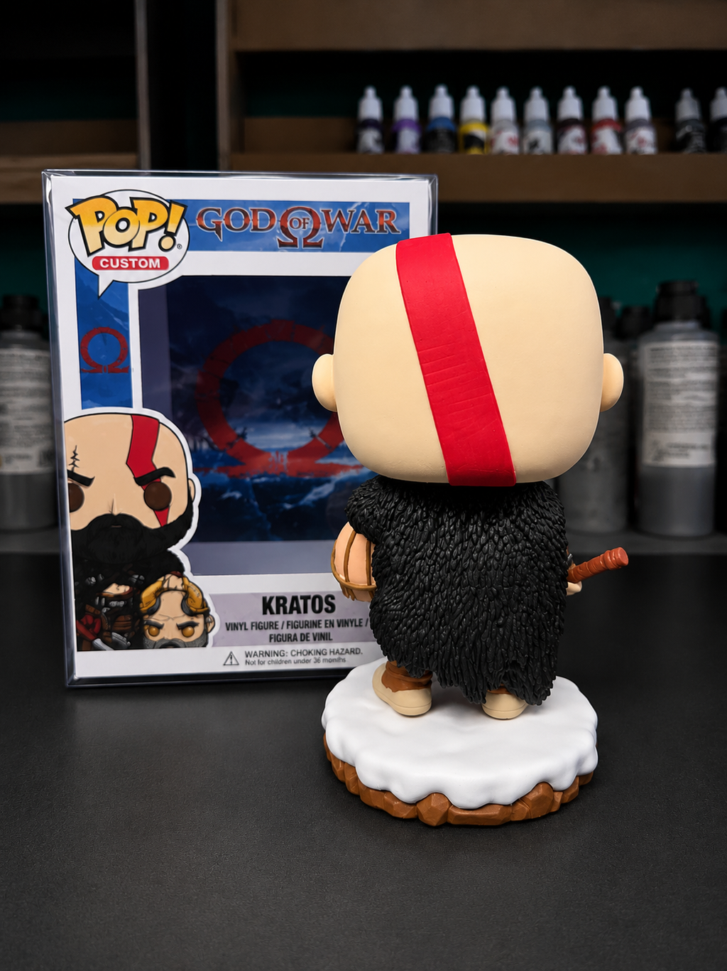 Kratos God Of War Custom Pop games collectible