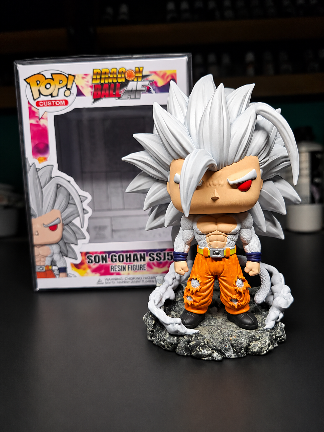 Gohan SSJ 5 Dragon Ball AF Custom funko pop