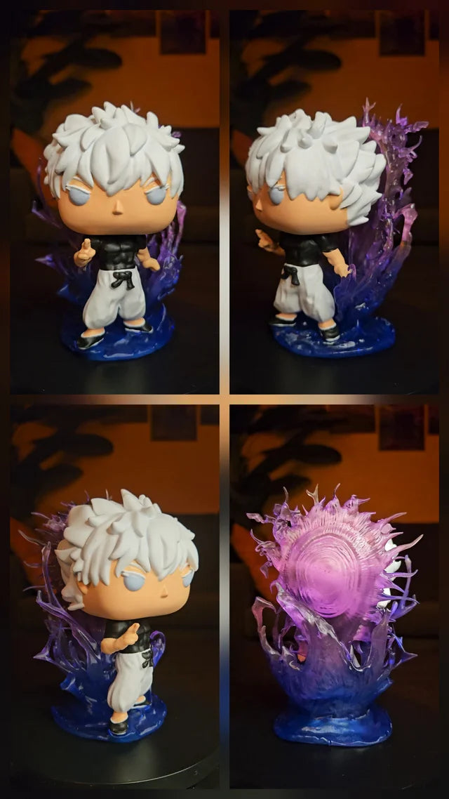 Custom Satoru Gojo Jujutsu Kaisen Funko Pop Figure – Handmade Anime Collectible
