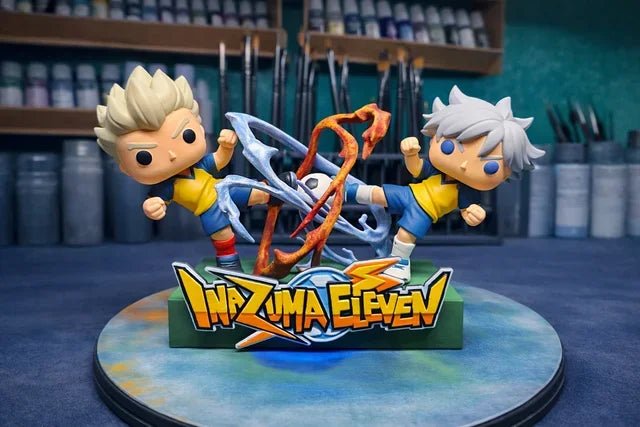 Custom Shawn frost and Axel Blaze Inazuma Eleven Funko Pop Figure – Handmade Anime Collectible
