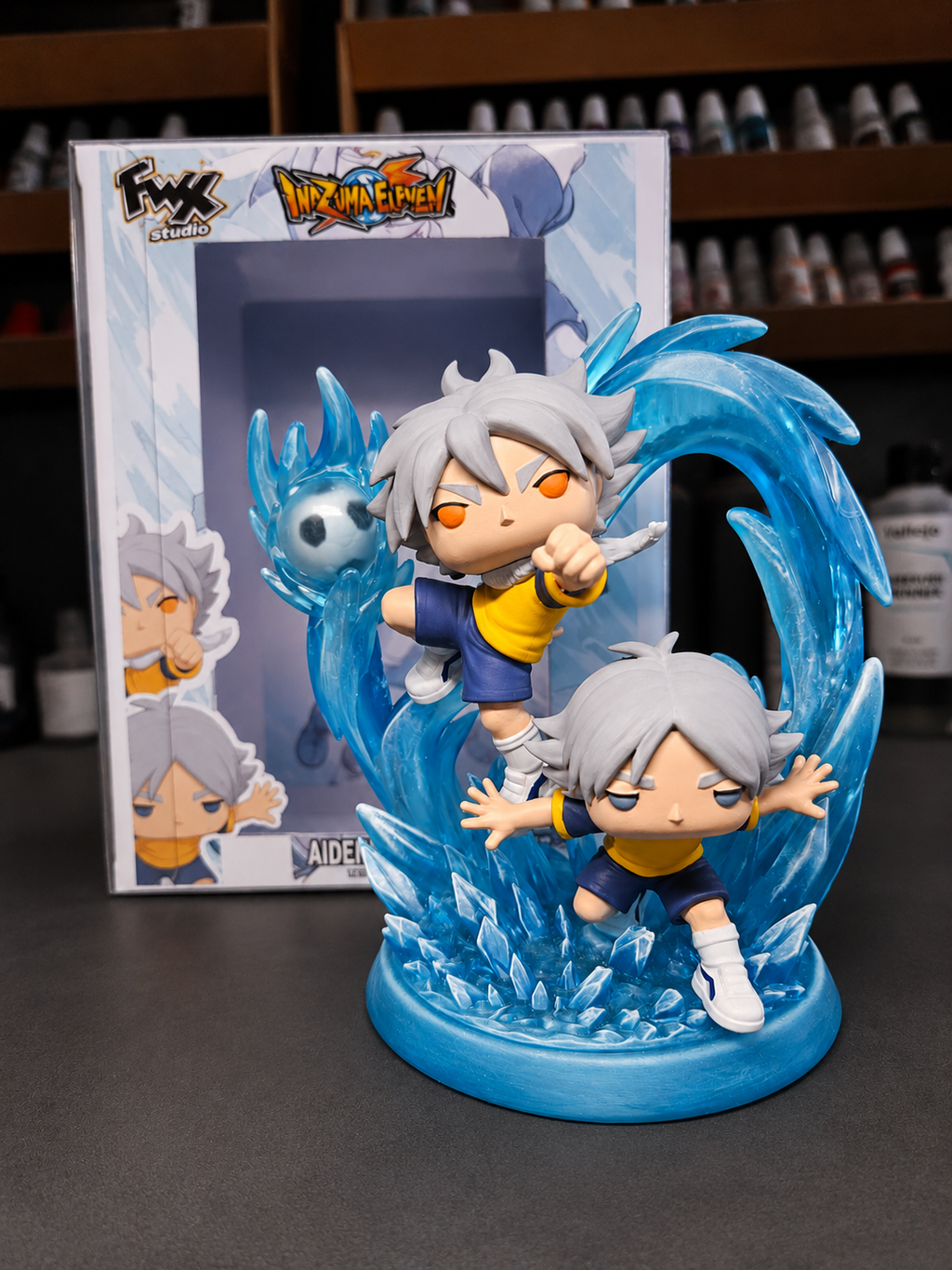 Aiden & Shawn froste Inazuma Eleven custom resin anime game figure