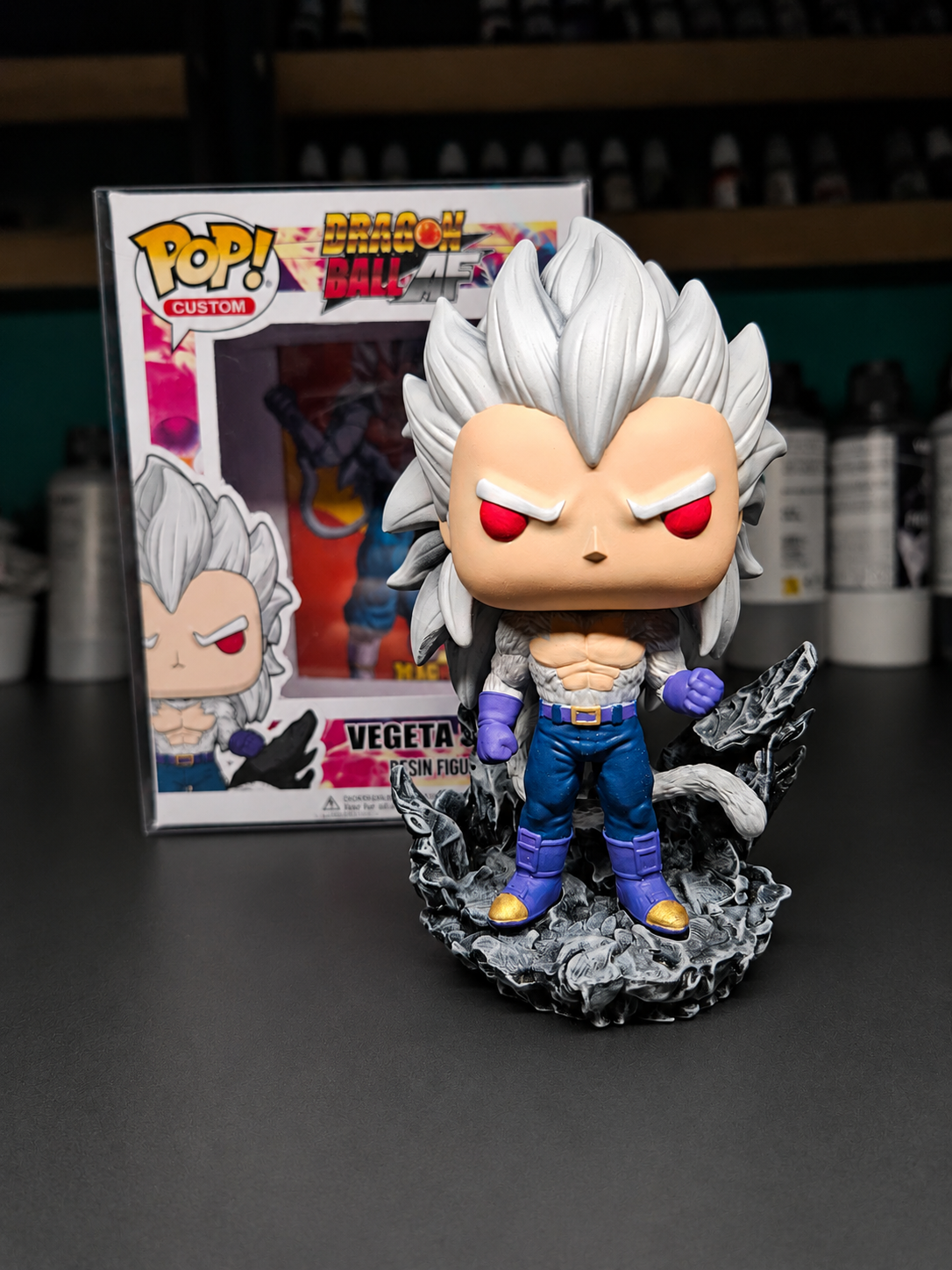 Vegeta Ssj 5 Dragon Ball Af Custom funko pop