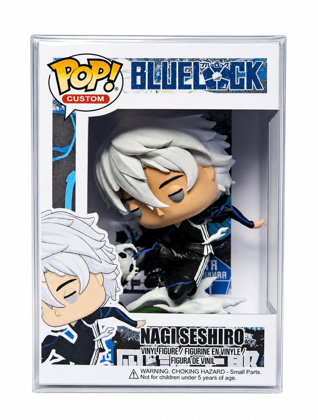 Custom Nagi Seshiro Blue Lock Funko Pop Figure – Handmade Anime Collectible