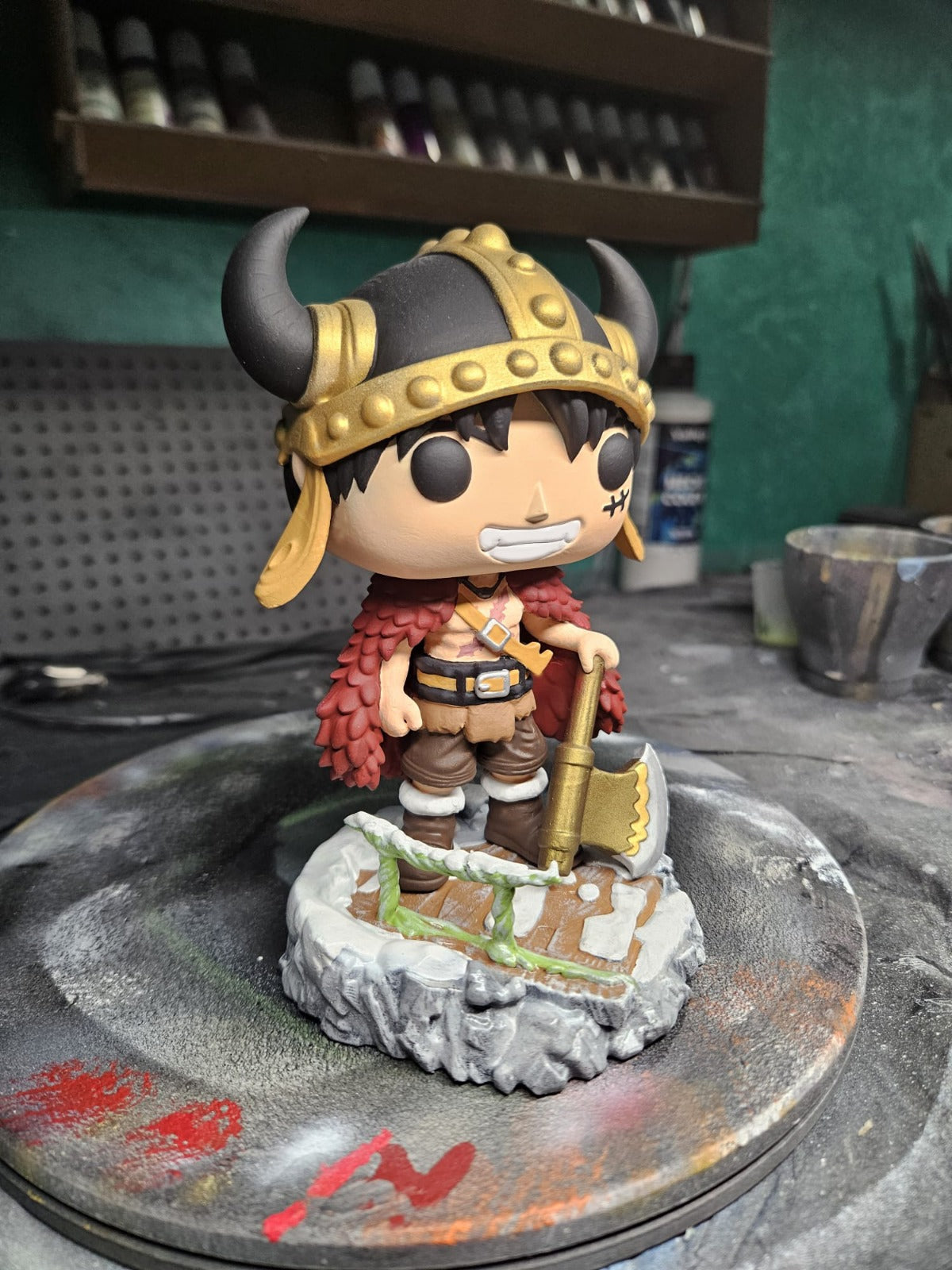 Luffy elbaf one piece custom funko pop