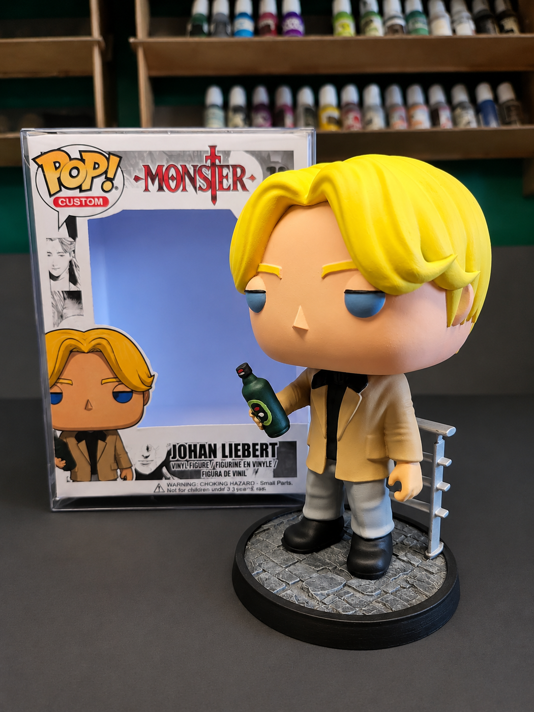 Johan Liebert Custom Pop Figure - Monster Anime Collectible custom pop